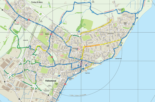 Cycling in Felixstowe