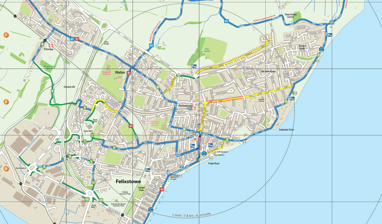 Cycling in Felixstowe