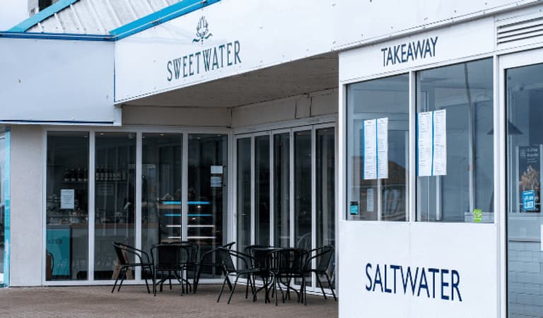 Saltwater fish and chips